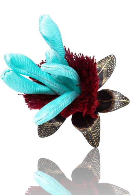 Χαραγμένη καρφίτσα λουλούδι main