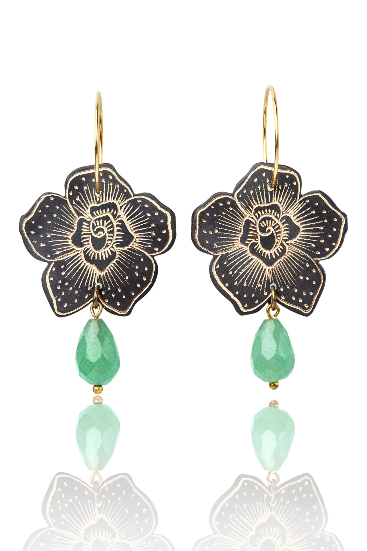 Χειροποίητα κοσμήματα | Λουλούδια σκουλαρίκια main