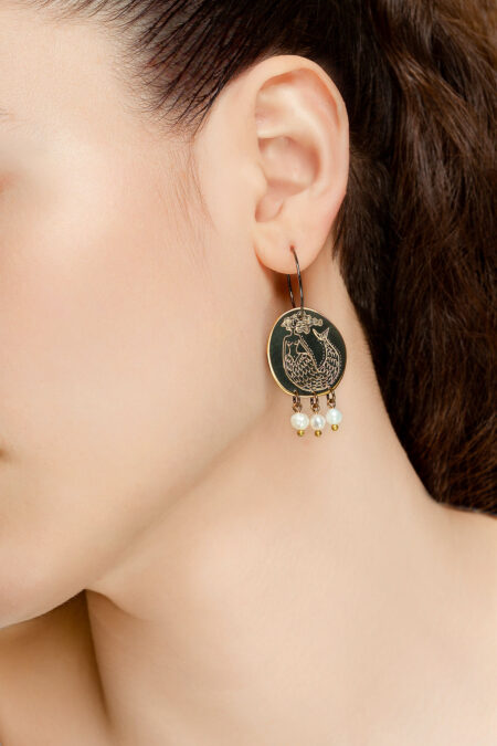 Handmade Jewellery | Sailor & Mermaid handmade earrings gallery 1