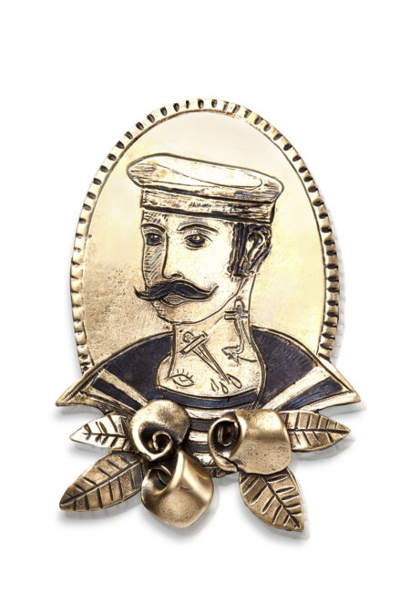 Handmade Jewellery | Sailor Handmade engraved brooch main