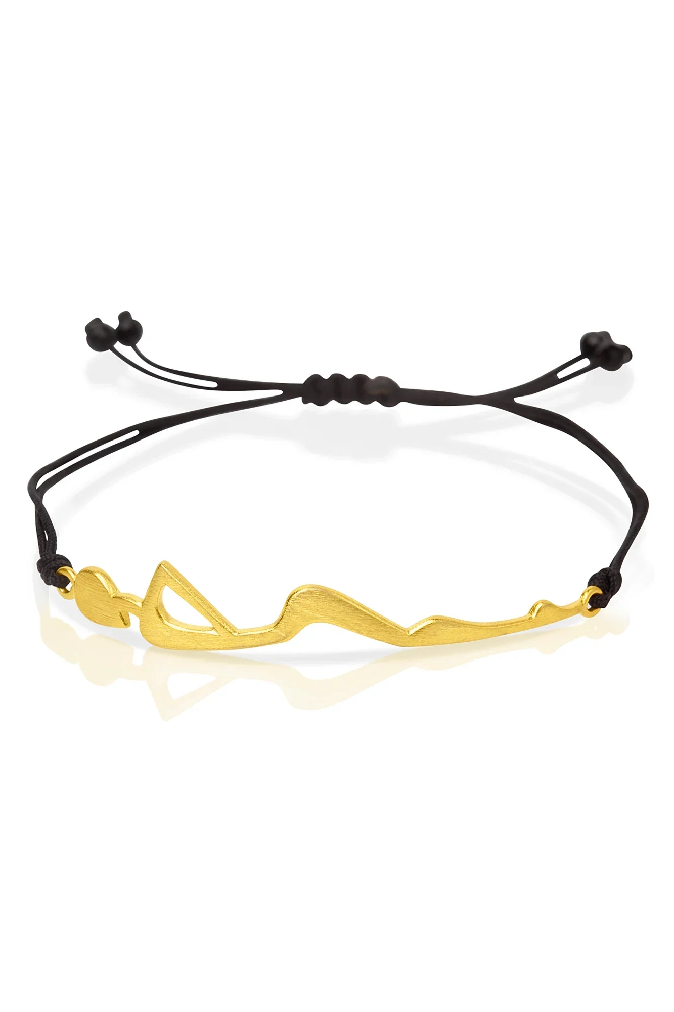 Handmade Jewellery | Figure gold plated silver bracelet main