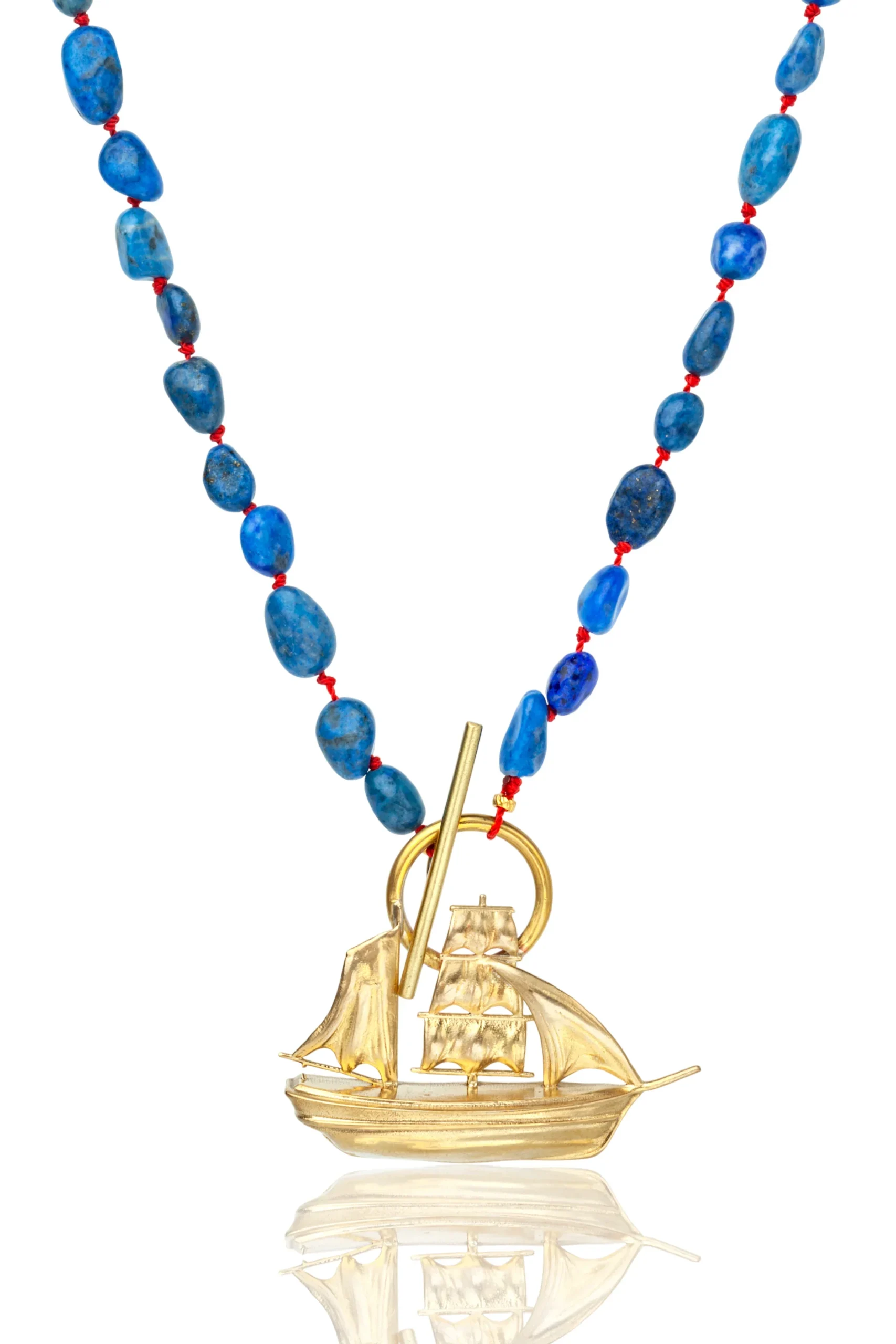 Χειροποίητα κοσμήματα | Καράβι χειροποίητο κολιέ main
